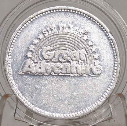 1982 Six Flags Great Adventure Skill Token - 1980s Great Adventure/Six Flags Token Value 1 Skill