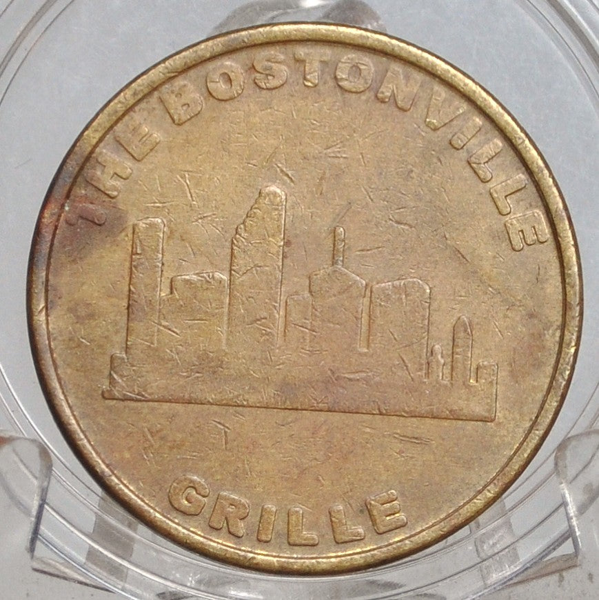 The Boston Ville Grille All Star Arcade - Boston All Star Arcade Token - Boston MA No Cash Value Arcade Token