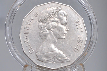 Fiji 50 Cent Coins - UK Issue Fiji Coins - 70s Coins - Choose by Date - Coins from Fiji -