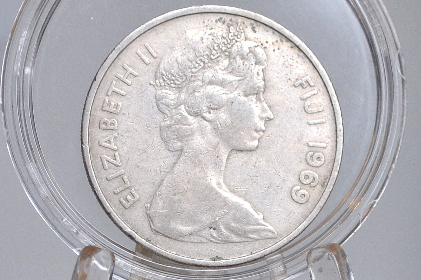 Fiji 20 Cent Coins - UK Issue Fiji Coins -  60s, 70s, 90s, 2000s - Choose by Date - Coins from Fiji - Sperm Whale Tooth Reverse -