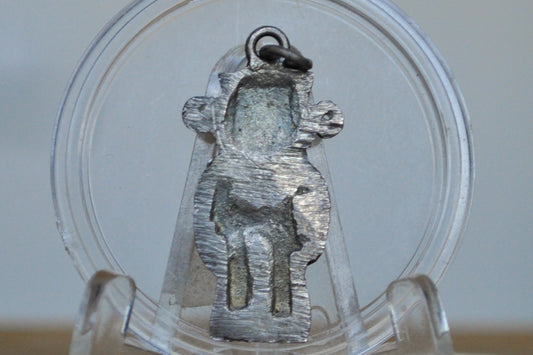 Antique Ancient Culture Sun Figure Charm - Tested Sterling Silver - Ancient Culture Mythological Pendant