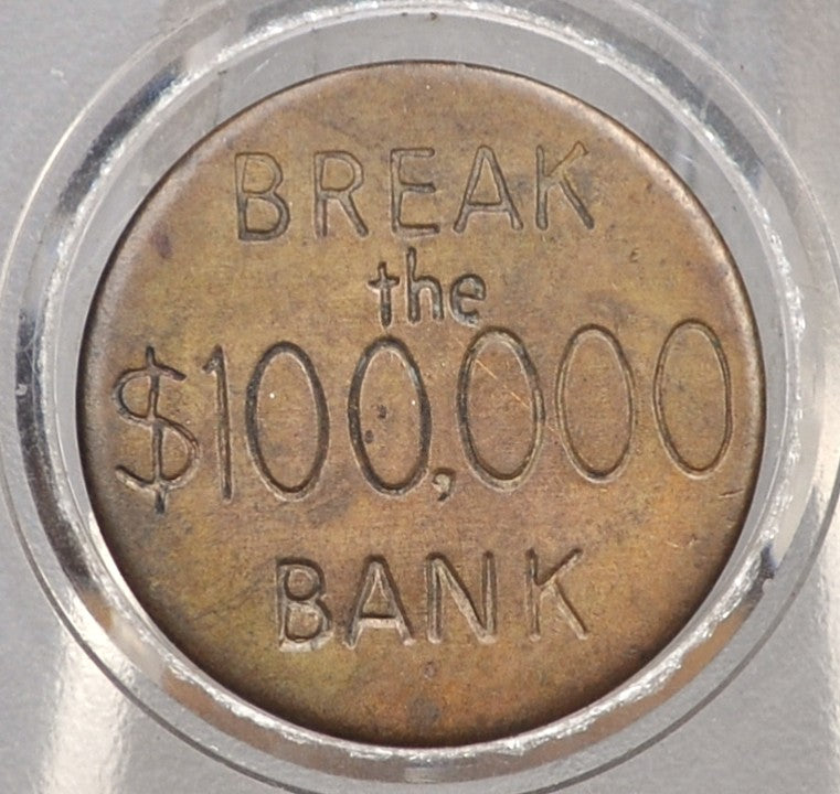 Break The Bank 100,000 TV Game Money - Break The 100,000 Bank Token