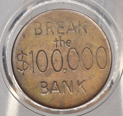 Break The Bank 100,000 TV Game Money - Break The 100,000 Bank Token