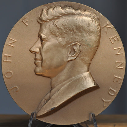 John F Kennedy Inauguration Commemorative Medal - JFK Inaugural President Speech Medal