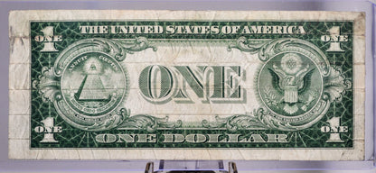 1935 B Silver Certificate 1 Dollar Note - Fancy Pattern Repeating Serial Number - 51121919 - 1935B Series Silver Cert Banknote - Fr.1611