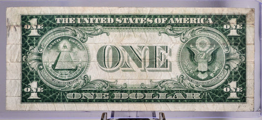 1935 B Silver Certificate 1 Dollar Note - Fancy Pattern Repeating Serial Number - 51121919 - 1935B Series Silver Cert Banknote - Fr.1611