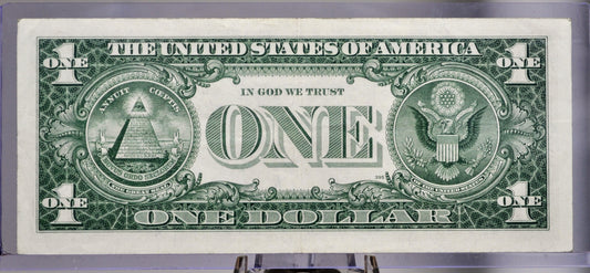 1957A Silver Certificate 1 Dollar STAR Note - Fancy Triplet Serial Number - 49444862 - 1957 A One Dollar Blue Seal Star Banknote - Fr#1620*