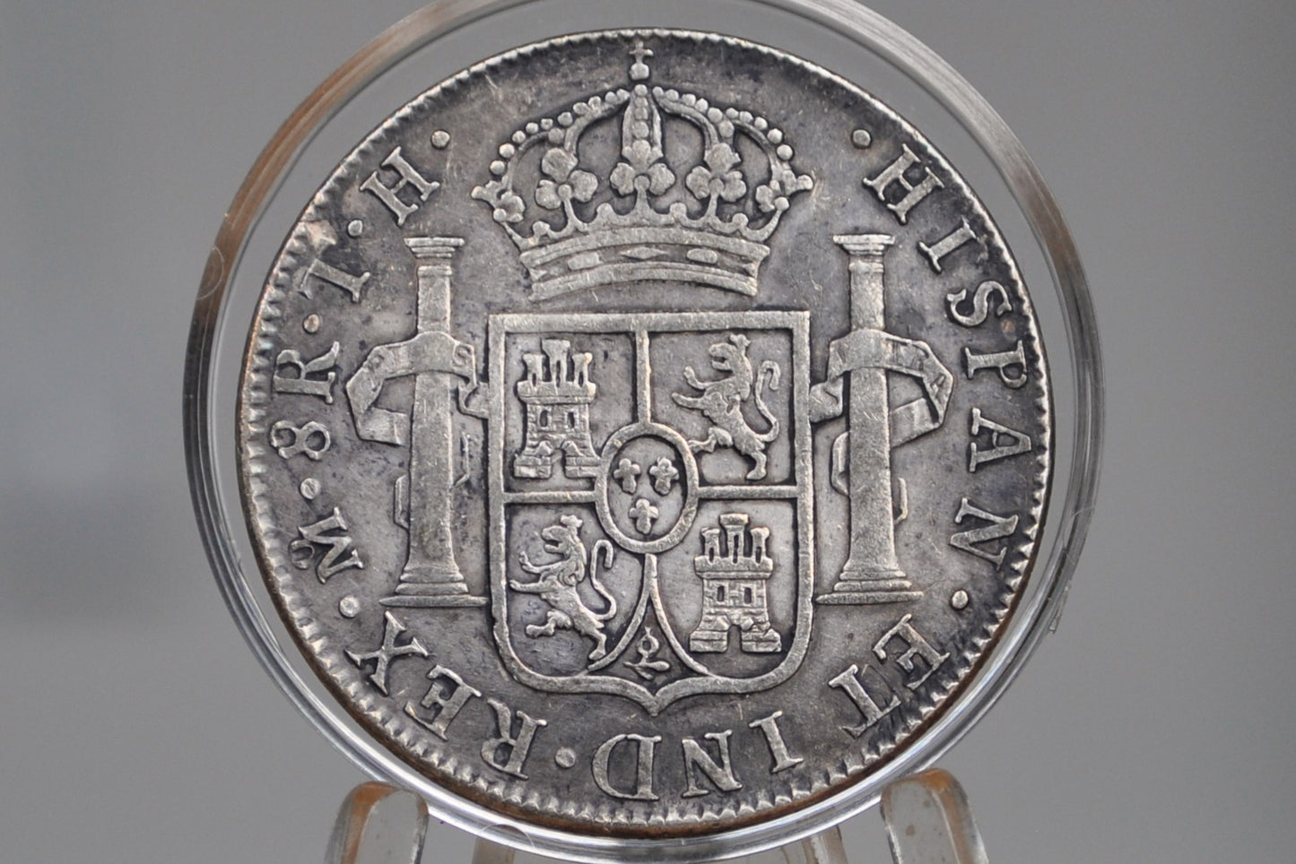 1805 Th Spanish 8 Reales, Mexico - XF - Spanish Silver Colonial Era Coin - 1805 Mo Th - Carolus Iiii - 1805 Eight Reales Mexico