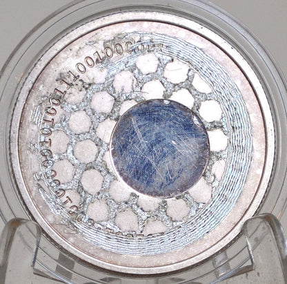 2013 Casascius Precious Metal Bitcoin - Casascius Bitcoin *No Key/Hologram - 2013 Bitcoin 0.25 BTC, 1/2 Troy oz .999 Fine Silver