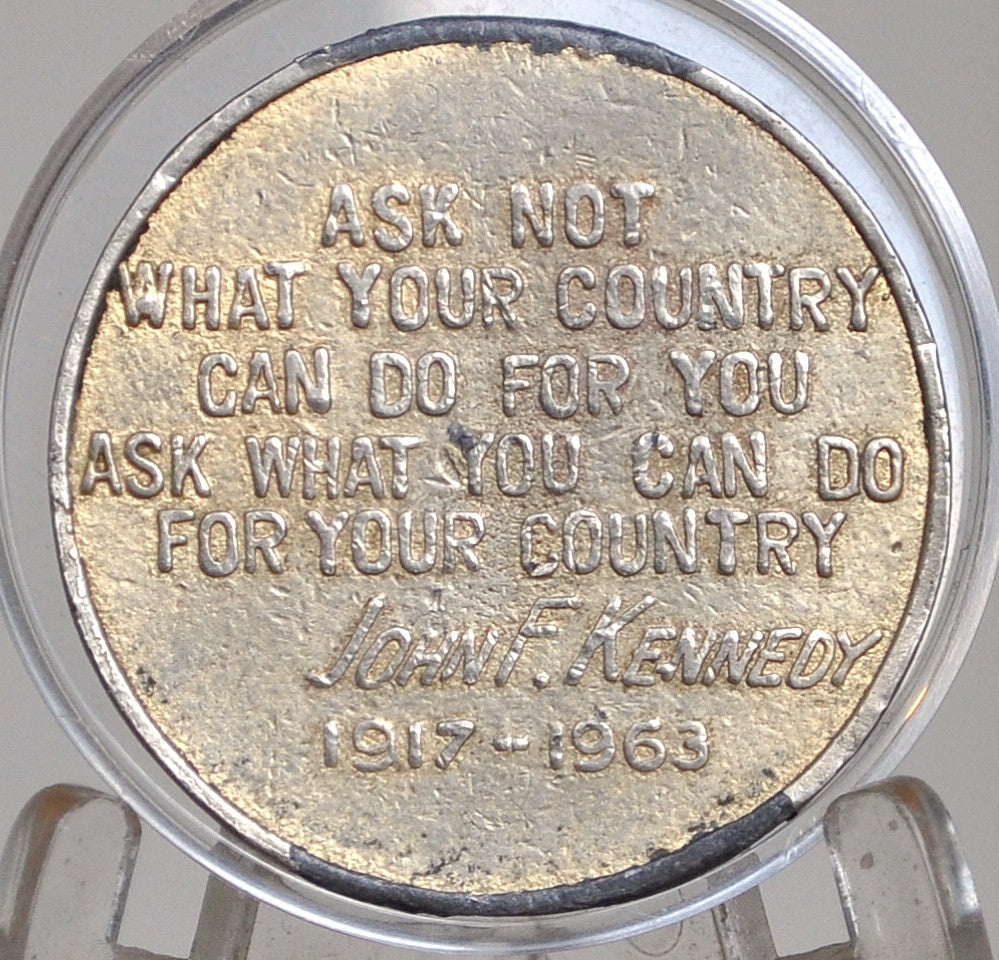 JFK Medallic Art By Italian Artist Costantino Affer - John F Kennedy High Relief Medal