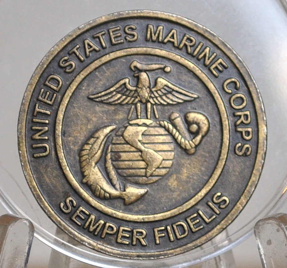 Toys For Tots United States Marine Corps Token - Marine Toys For Tots Teddy Bear Token