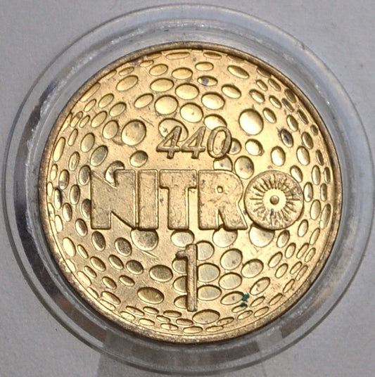 440 Nitro One Golf Ball Marker - 440 Nitro 1 Token - 440 Nitro Golf Ball Token