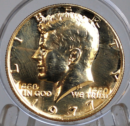 1977 JFK Half Dollar Commemorating 20th Anniversary - Commemorative Anniversary John F Kennedy Half Dollar