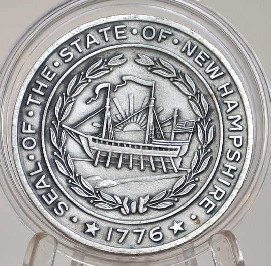 New Hampshire Challenge Coin Old Man in the Mountain - Challenge Coin NH Old Man in the Mountain