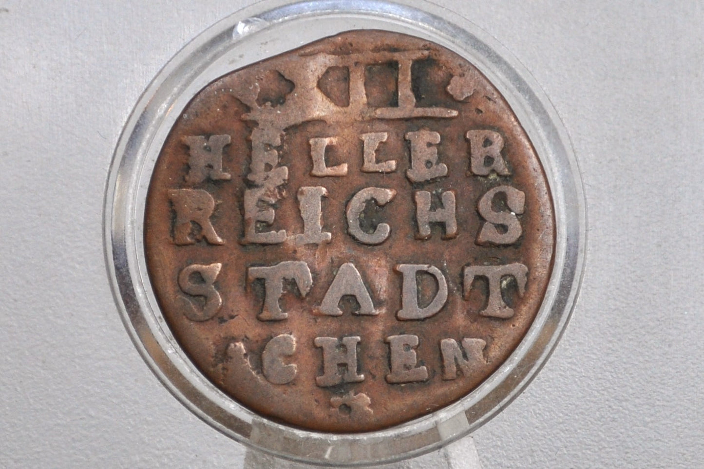 1794 German States 12 Heller - Free Imperial City of Aachen - Great Condition - Old German Coins -