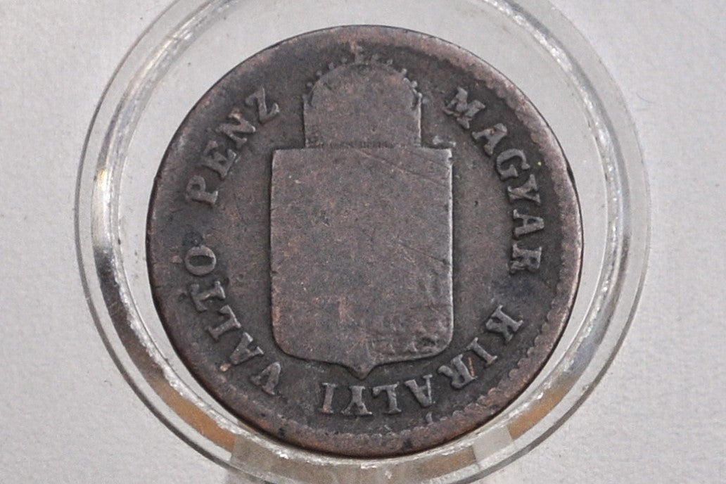 1879 Austria-Hungary 1 Kreuzer - Austrian-Hungarian Empire Coins - Great Condition - Francis Joseph I -