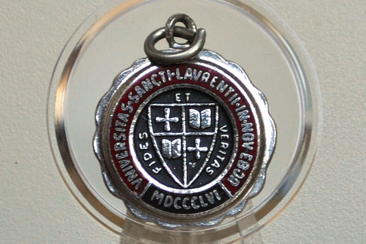 Sterling Silver St. Lawrence University Emblem Pendant - Tested Sterling Silver - Prestigious School Medal