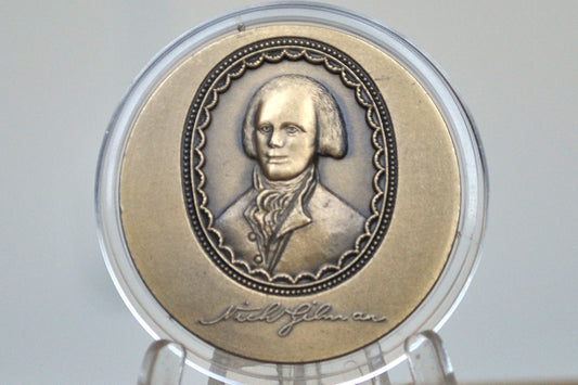 Ladd-Gilman House Exeter New Hampshire Medal - New Hampshire State Treasury 1775-1782