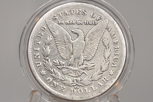 1878 CC Morgan Silver Dollar - VG+ Details, Cleaned - Carson City Mint, 1878-CC Morgan Dollar 1878CC Key Date, Affordable 78CC