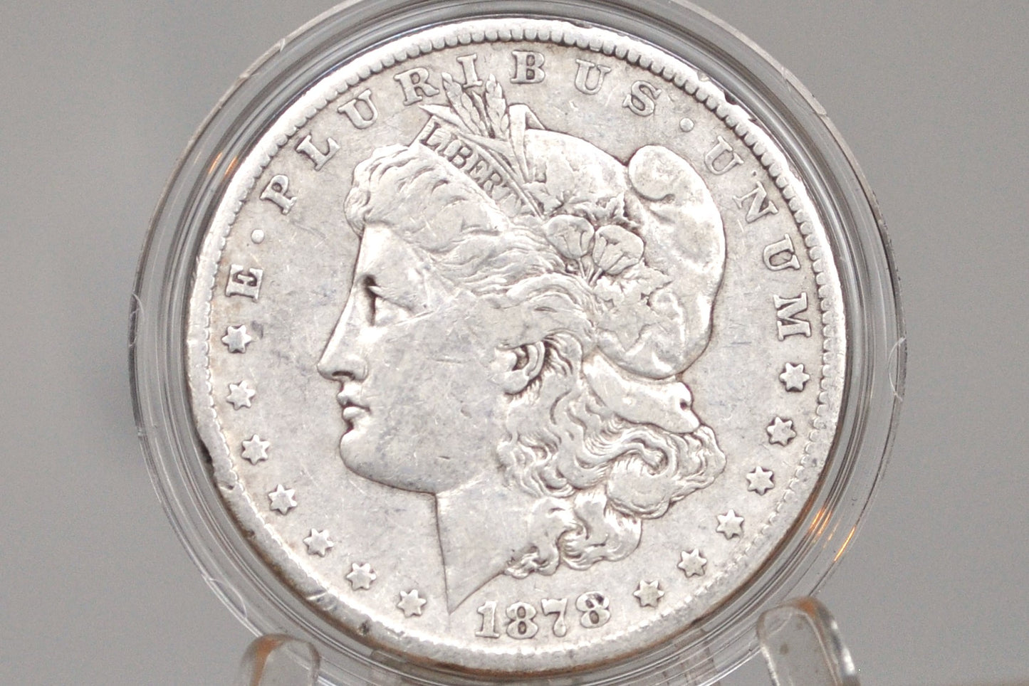 1878 CC Morgan Silver Dollar - Fine Details - Carson City Mint, 1878-CC Morgan Dollar 1878CC Key Date, Affordable 78CC