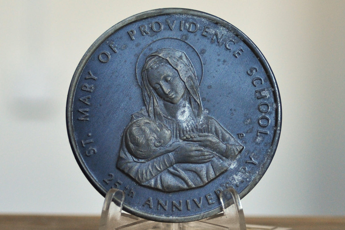Catholic Tokens Large St Mary of Providence School 25th Anniversary Token - Miraculous ...