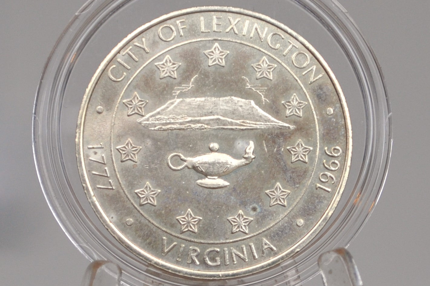 City of Lexington, Virginia, Founded in 1777 Medallion - Lexington, Virginia Town Medal