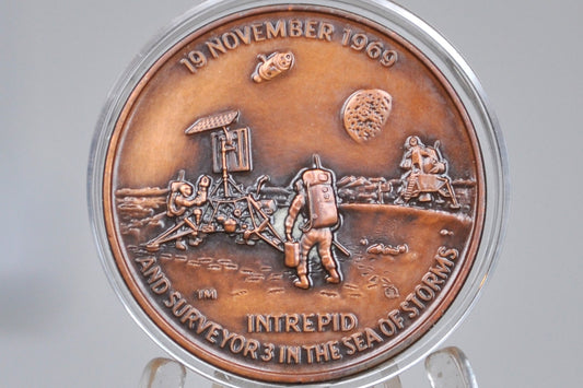 Apollo 12 Intrepid Medal - Apollo 12 Commemorative Medal - November 1969 - Gordon Conrad Bean
