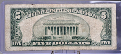 1934-A Federal Reserve 5 Dollar Note - Choice of Grade and Bank Issue - 1934 A US Five Dollar Bill - Fr.1957A Fr.1957B Fr.1957C