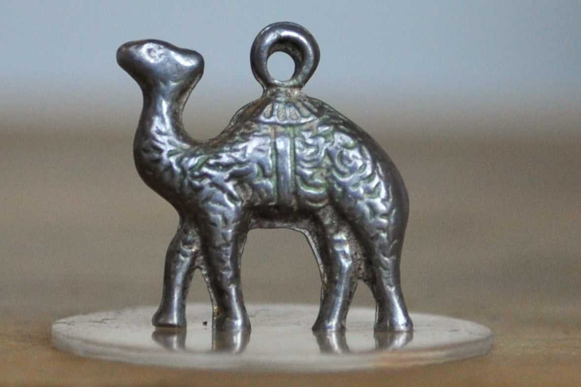 Cute Sterling Silver Camel Charm - Tested Sterling Silver - Enduring Animal Charm
