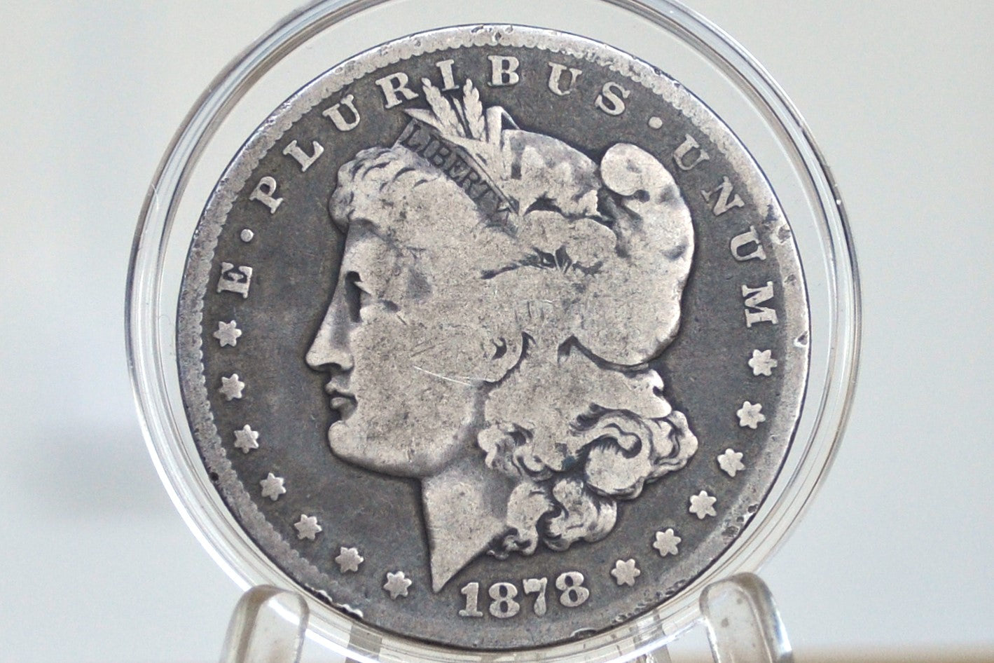 1878 CC Morgan Silver Dollar - Good - Carson City Mint, 1878-CC Morgan Dollar 1878CC Key Date, Affordable CC Dollar