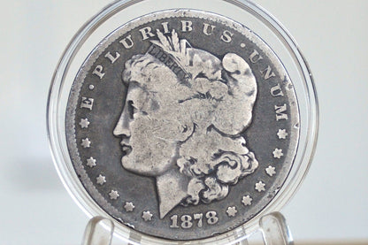 1878 CC Morgan Silver Dollar - Good - Carson City Mint, 1878-CC Morgan Dollar 1878CC Key Date, Affordable CC Dollar