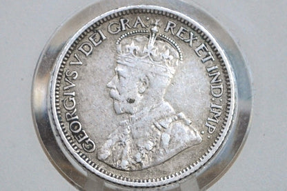 1912 Canadian Silver 10 Cent Coin - XF (Extremely Fine) Condition - King George - Canada 10 Cent Sterling Silver 1912 Canada