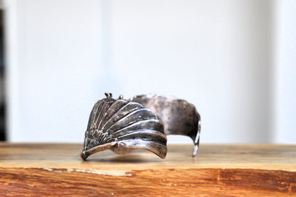 Vintage Sterling Silver Eagle Cuff Bracelet – Handcrafted Jewelry