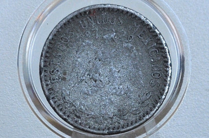 1933 Silver Mexican 20 Centavos - Great Condition - Mexico City Mint - Mexican Republic Coins -