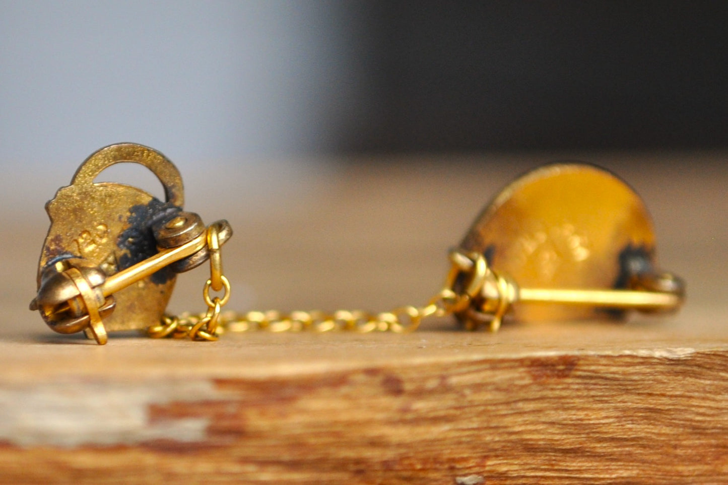 12KT Gold Filled International Order of the Rainbow For Girls Charm Pin - International Order of the Rainbow Charm - Masonic Girls Youth Charm Pin