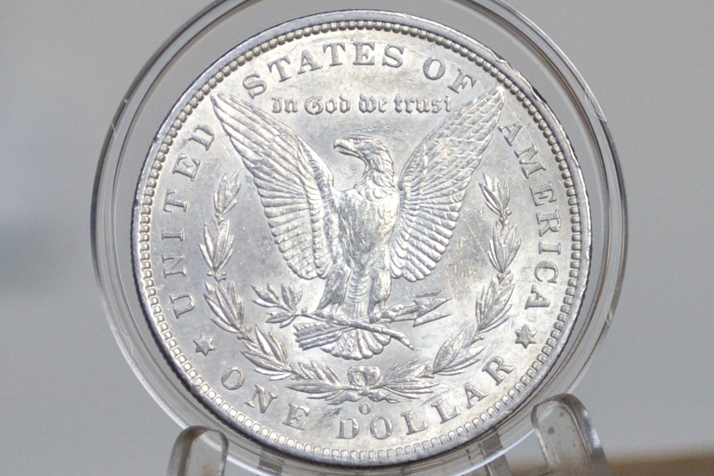 1900-O Morgan Silver Dollar - Choice AU, Beautifully Toned Obverse - New Orleans Mint 1900 O Morgan Dollar - 1900O Silver Dollar