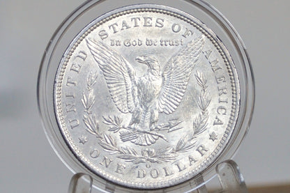 1900-O Morgan Silver Dollar - Choice AU, Beautifully Toned Obverse - New Orleans Mint 1900 O Morgan Dollar - 1900O Silver Dollar