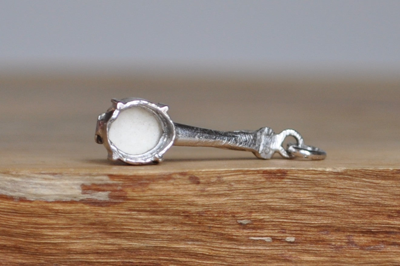 Sterling Silver Banjo Charm - Tested Sterling Silver - Old Western Folk Charm