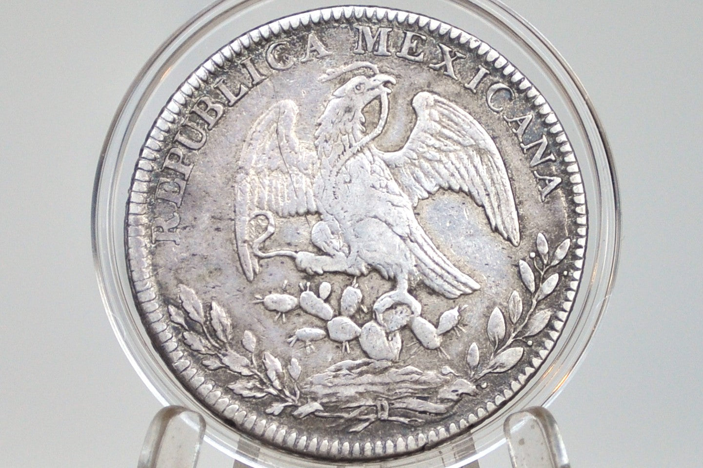 1846Silver 8 Reales Mexico, 1846-Ca RG - XF - Mexican Eight Reales Silver Mexican Coin 1846