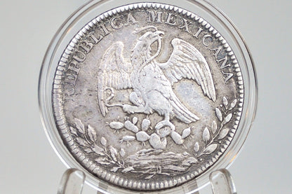 1846Silver 8 Reales Mexico, 1846-Ca RG - XF - Mexican Eight Reales Silver Mexican Coin 1846