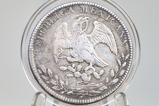 1846Silver 8 Reales Mexico, 1846-Ca RG - XF - Mexican Eight Reales Silver Mexican Coin 1846