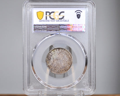 Rare 1873-H PCGS graded Tooled-AU detail Hong Kong 20 Cent