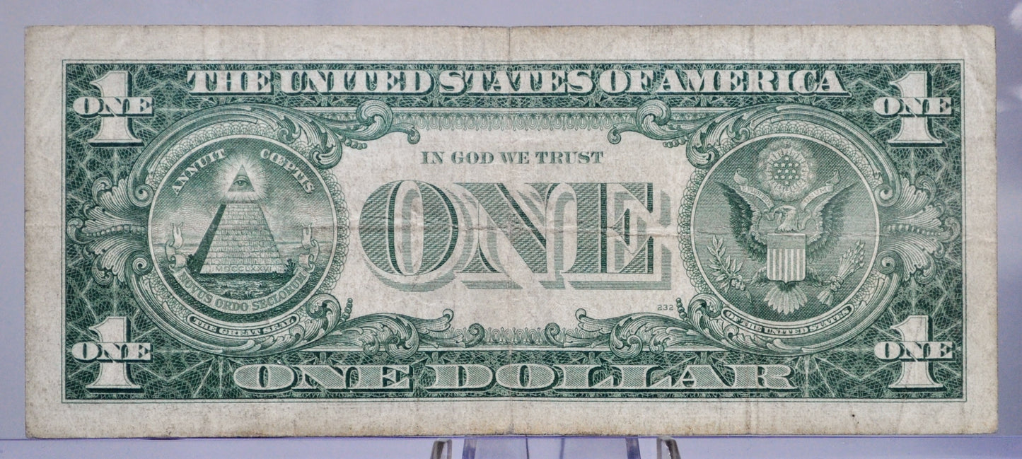 1957 Silver Certificate 1 Dollar Note - Fancy Repeating Pattern Serial Number - 29189899 - 1957 One Dollar Blue Seal Banknote - Fr#1619