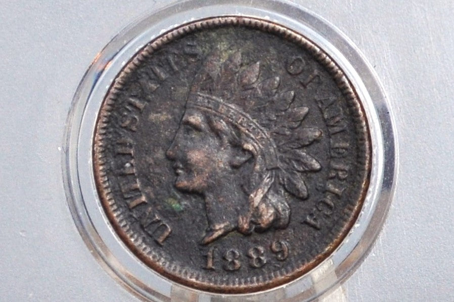 1889 Indian Head Penny - XF Details, Corrosion Issues - 1889 Cent  - Discount Coins