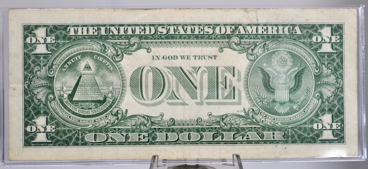 1957A Fancy Repeating Pattern Serial Number 1 Dollar Silver Certificate - 36255656 - 1957 A One Dollar Fancy Serial Banknote - Fr#1620