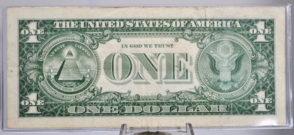 1957A Fancy Repeating Pattern Serial Number 1 Dollar Silver Certificate - 36255656 - 1957 A One Dollar Fancy Serial Banknote - Fr#1620