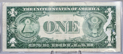 1935 D Silver Certificate 1 Dollar Narrow Type Note - Fancy Double Duo Serial Number - 43393133 - 1935D Series Silver Cert Note - Fr.1613N