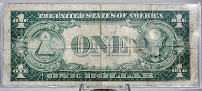 1935-G Silver Certificate 1 Dollar Note - Fancy Repeat Duo Serial Number - 44735755 - 1935G Blue Seal Fancy Serial Banknote - Fr. 1616