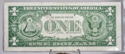 1957A Fancy Repeating Triplet Serial Number 1 Dollar Silver Certificate - 82221428 - 1957 A One Dollar Fancy Serial Banknote - Fr#1620