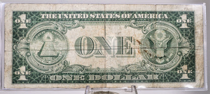 1935C Fancy Triplet Repeater Serial Number 1 Dollar Silver Certificate - 09898887 - 1935C One Dollar Fancy Serial Blue Seal Note - Fr.1612